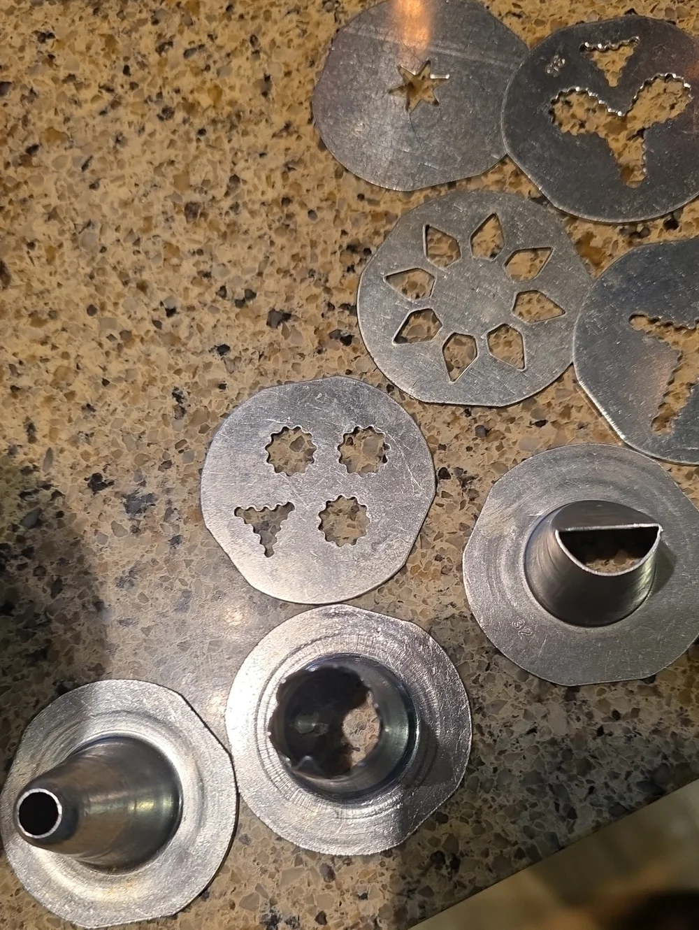 Copper & Silver Cookie Press - Decorative Home Accents